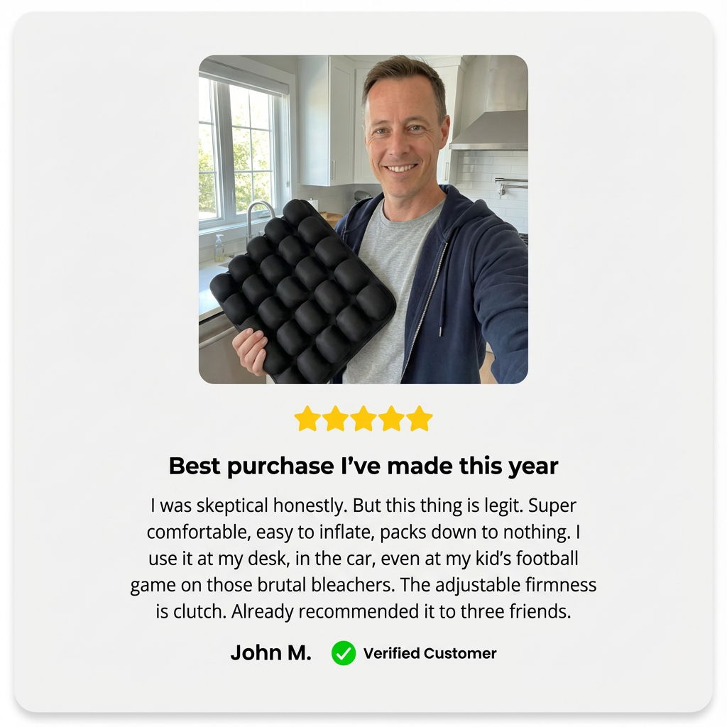 CloudSeat™ Ergonomic Pressure Relief Cushion