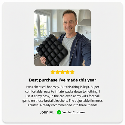 CloudSeat™ Ergonomic Pressure Relief Cushion